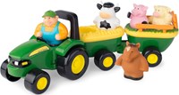 Britains John Deere Spielzeugtraktor mit Tieren und Sound - Bauernhof-2