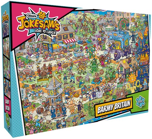 Gibsons Witze: Barmy Britain - 1000 Teile-2