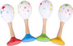 BigJigs Holz-Samba-Kugeln Musikinstrument für Kinder