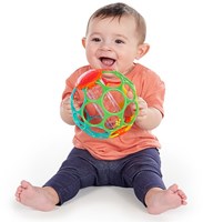 Oball Babyspielzeug Regenmacher - flexible Rasselball, Greifspielzeug-2
