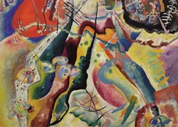 D-Toys Kunst Puzzle Kandinsky Vassily Painting with Red Spot 1000 Teile