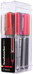 Karin Brushmarker Set Flower 12 Farben Brushpen Aquarell Stifte