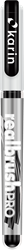 Karin Aquarellmarker Realbrush PRO 030 Black - Brushpen für kreatives Zeichnen