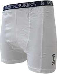 Kookaburra Jock Short With Integral Pouch Junior - White - Junior