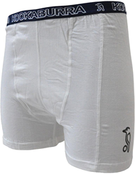 Kookaburra Jock Short With Integral Pouch - White - Medium