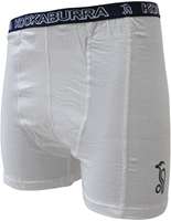 Kookaburra Sport Unterhose Jock Short Junior mit Tasche weiß Baumwolle Lycra