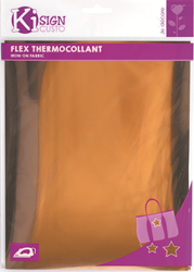 Ki-Sign Ki-sign Flexible Aufbügelfolie Metallic 20x25 cm Gold