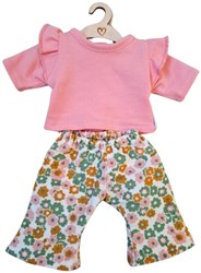Hollie Puppenkleidung Set Pansy flowerpower - bunte Outfit für Puppen