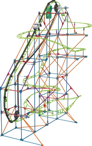 KNEX TYPHOON FRENZY ROLLER COASTER-2