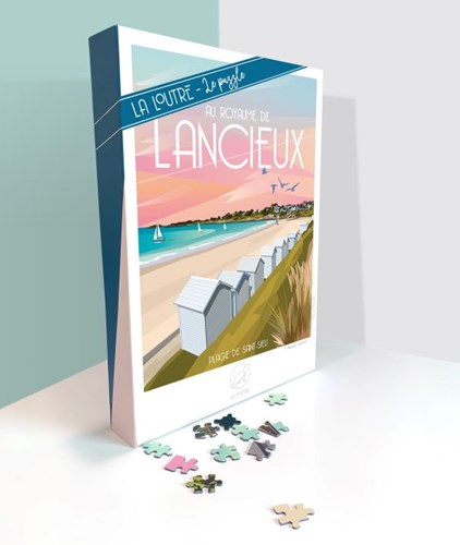 La Loutre Puzzle 1000 Teile - Plage de Saint-Sieu - Puzzlespiel-2