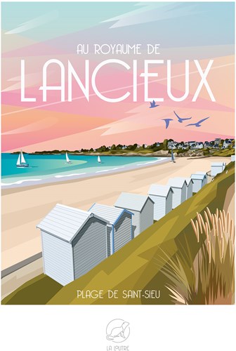 La Loutre Puzzle 1000 Teile - Plage de Saint-Sieu - Puzzlespiel