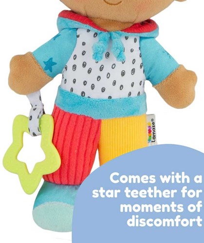 Lamaze sensorisches Spielzeug My Friend Lucas - pädagogischer Kuschelfreund-2