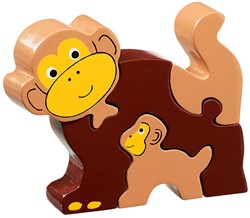 Lanka Kade Babypuzzle – Affe mit Jungem (4)