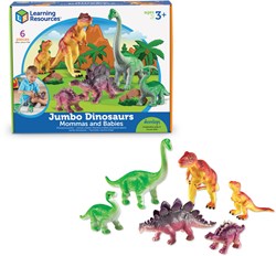 Learning Resources Dinosaurier Spielzeug - pädagogisches und buntes Dino Set