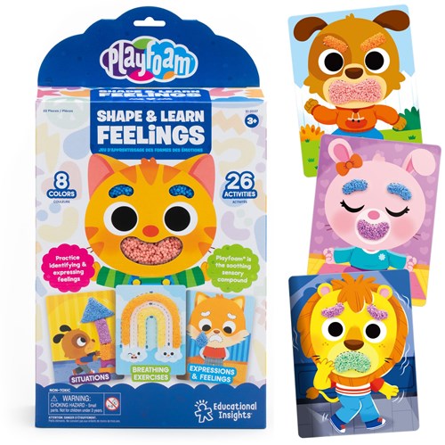 Learning Resources Lernspielzeug Playfoam Shape & Learn Feelings