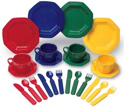 Learning Resources Spielzeug Geschirr - pädagogisches Rollenspiel Set mehrfarbig