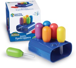 Learning Resources Spielzeug - Jumbo Pipetten mit Ständer für Kinder