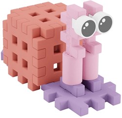 Marioinex Bauspielzeug Mini Waffle Pocket Pets Schnecke kreativ