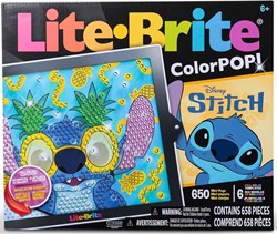 Basic Fun Lichttafel Spielzeug LITE BRITE Colorpop Stitch Multicolor