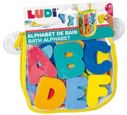 Ludi Badespielzeug Alphabet Set - bunte Schaumstoffbuchstaben fürs Bad