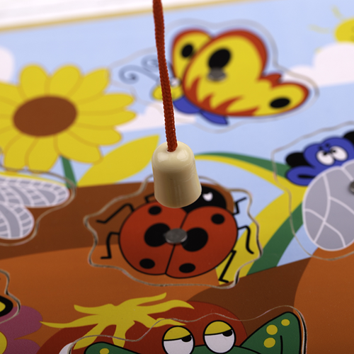 BigJigs Magnetisches Insekten Spiel - Lernspielzeug aus Holz-3