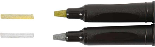 Manuscript Kalligraphie Marker Set Gold Silber 2 Stück Marker