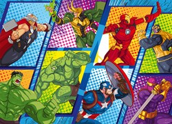 Nathan Puzzle Marvel Avengers gegen Schurken 60 Teile Karton