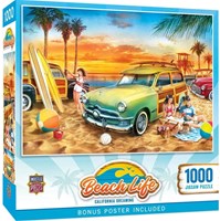 Master Pieces Puzzle Beach Life California Dreaming 1000 Teile-2