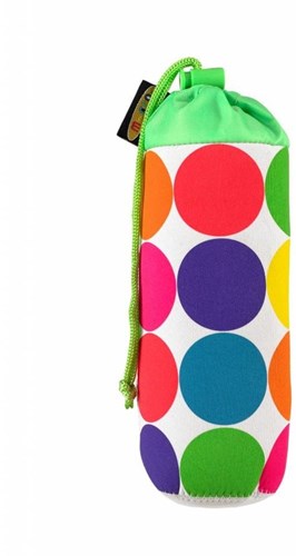 Micro Flaschenhalter Scooter Zubehör neon dots - isolierte Halterung