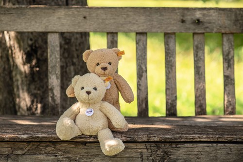 Steiff Teddybär Mila Plüsch Kuscheltier beige 30 cm - weiches Spielzeug-3