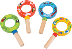 BigJigs Holzspielzeug Lupe - Lernspielzeug für Kinder