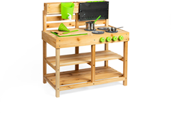 BigJigs Holz-Matschküche Outdoor-Spielzeug für Kinder