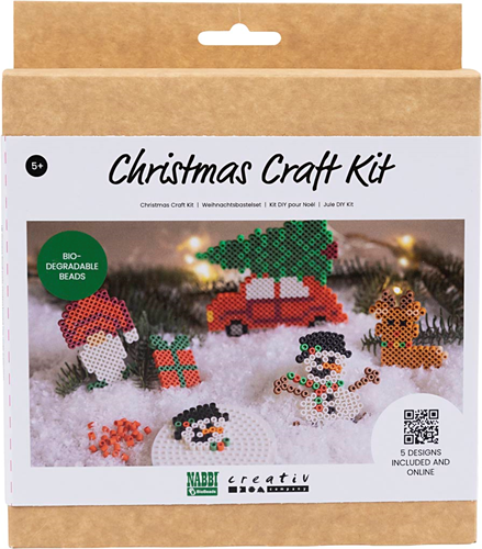 Nabbi Nabbi BioBeads Creatieve Strijkkralen Set Kerst Kerstauto
