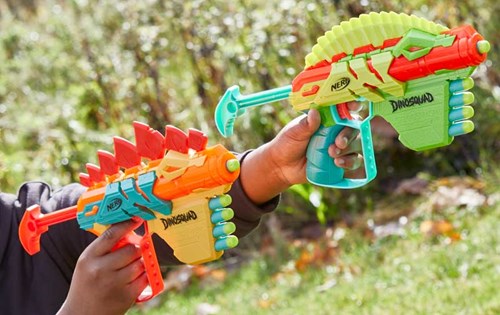 Hasbro Nerf Blaster Dinosquad Stego Duo Pack Schaumstoffpfeile-3