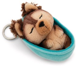 Nici Schlüsselanhänger Hund Yorkshire Terrier 8cm Körbchen Spielzeug