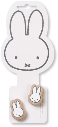 Bambolino Toys Haaraccessoires Miffy Haargummis 2 Stück-2