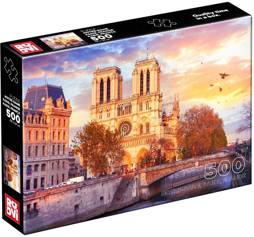Roovi Notre Dame Paris, Frankreich - 500 Teile-2