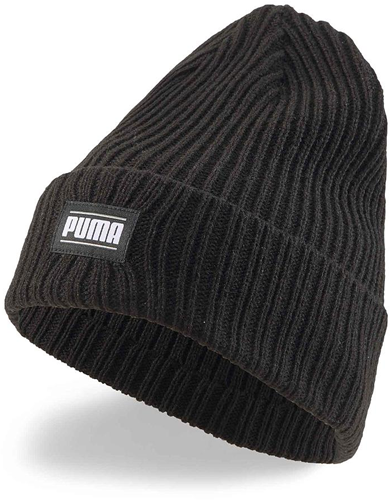 Puma Mütze Ribbed Classic Beanie - schwarz - unisex - warme Wintermütze