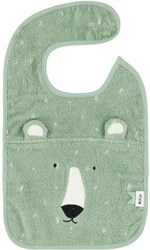Trixie Lätzchen - Bio-Baumwolle - Mr. Polar Bear - Baby Lätzchen grün