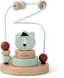 Trixie Holzperlenlabyrinth - Lernspielzeug Mr. Polar Bear grün