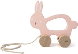 Trixie Holz Nachziehtier Kaninchen - FSC zertifiziertes Babyspielzeug Mrs. Rabbit