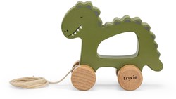 Trixie Holz Nachziehtier Dinosaurier - FSC Holz - Kleinkindspielzeug