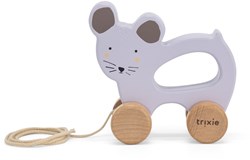 Trixie Holz Nachziehtier Mrs. Mouse - FSC zertifiziertes Babyspielzeug
