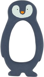 Trixie Greifspielzeug aus Naturkautschuk Baby Beißring Mr. Penguin blau