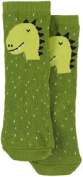 Trixie Socken 2er-Pack - Kinder Socken Mr. Dino Größe 16/18 - grün