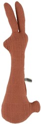 Trixie Rassel Hase - Bio Baumwolle Babyspielzeug Bliss Rust