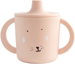 Trixie Silikon Trinklernbecher Baby rosa Mrs. Rabbit auslaufsicher