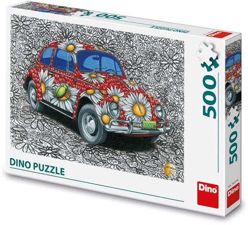 Dino Lackiertes VW Käfer - 500 Teile-2