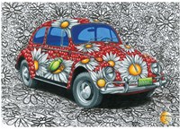 Dino Lackiertes VW Käfer - 500 Teile