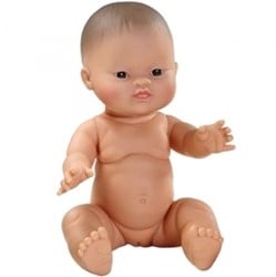 Paola Reina Gordi Babypuppe Mädchen Mandelaugen - 34 cm